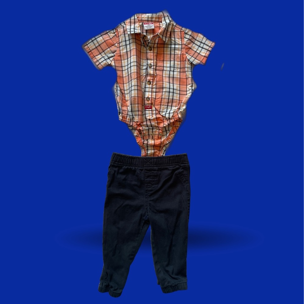 Wrangler 18 month boy, two-piece outfit